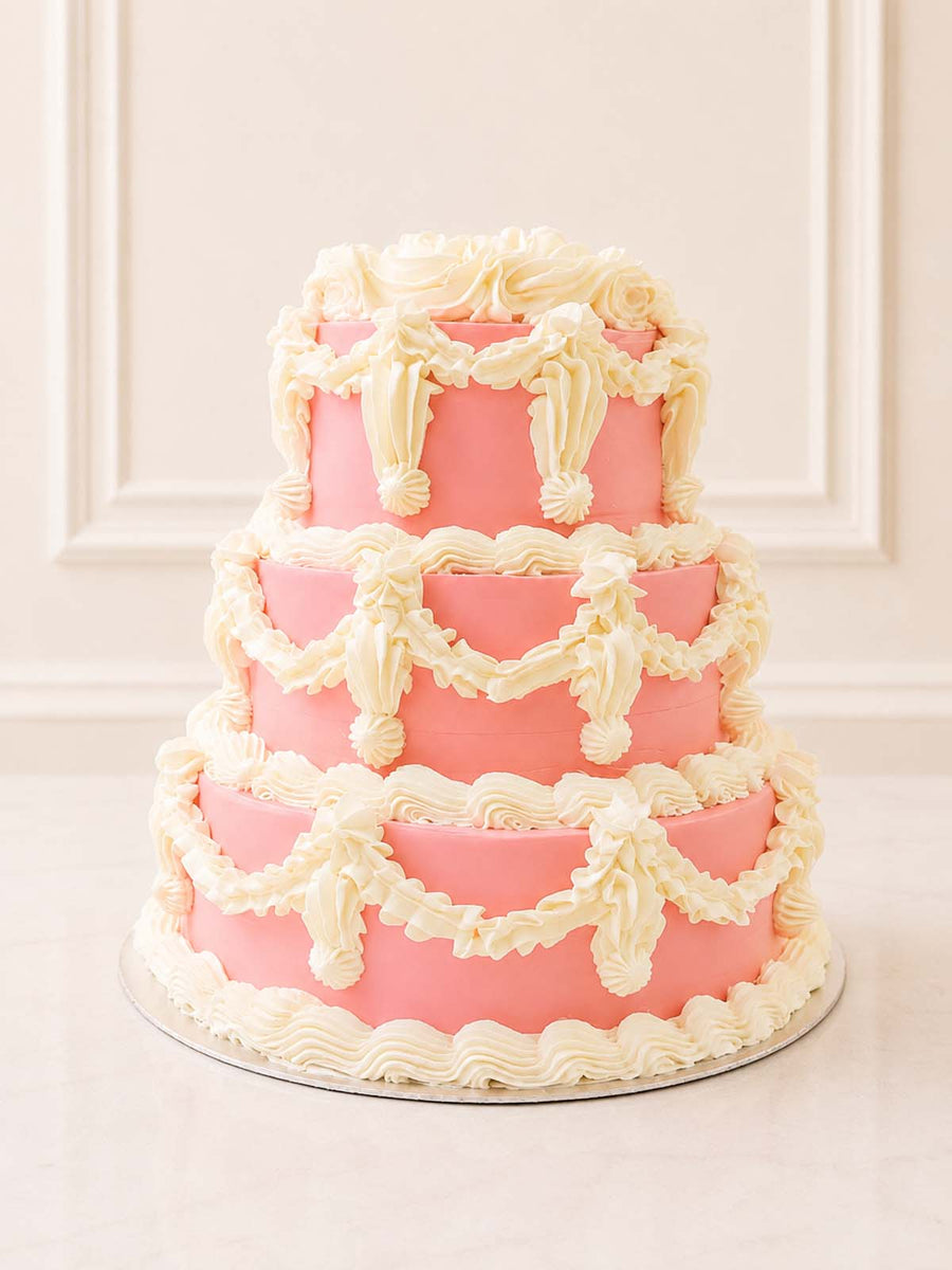 Regency Vintage Wedding Cake