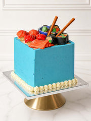 Custom Sushi Platter Cube Cake