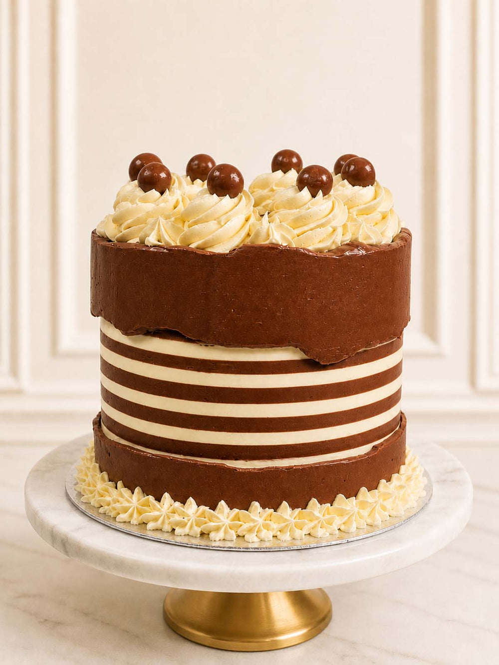 Chocolate Fault Line Cake delivered in Wandsworth