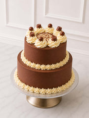 Luxury milk chocolate Malteser layer birthday cake, London & Surrey.