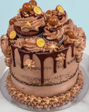 Chocolate Malt Milkshake Cake