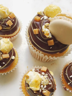 Marcel-at-the-Movies Popcorn Cupcakes
