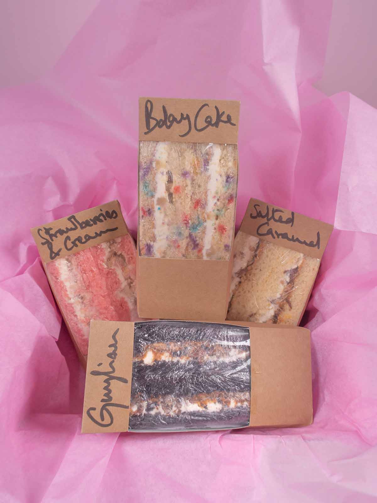 Cake Sandwiches all together