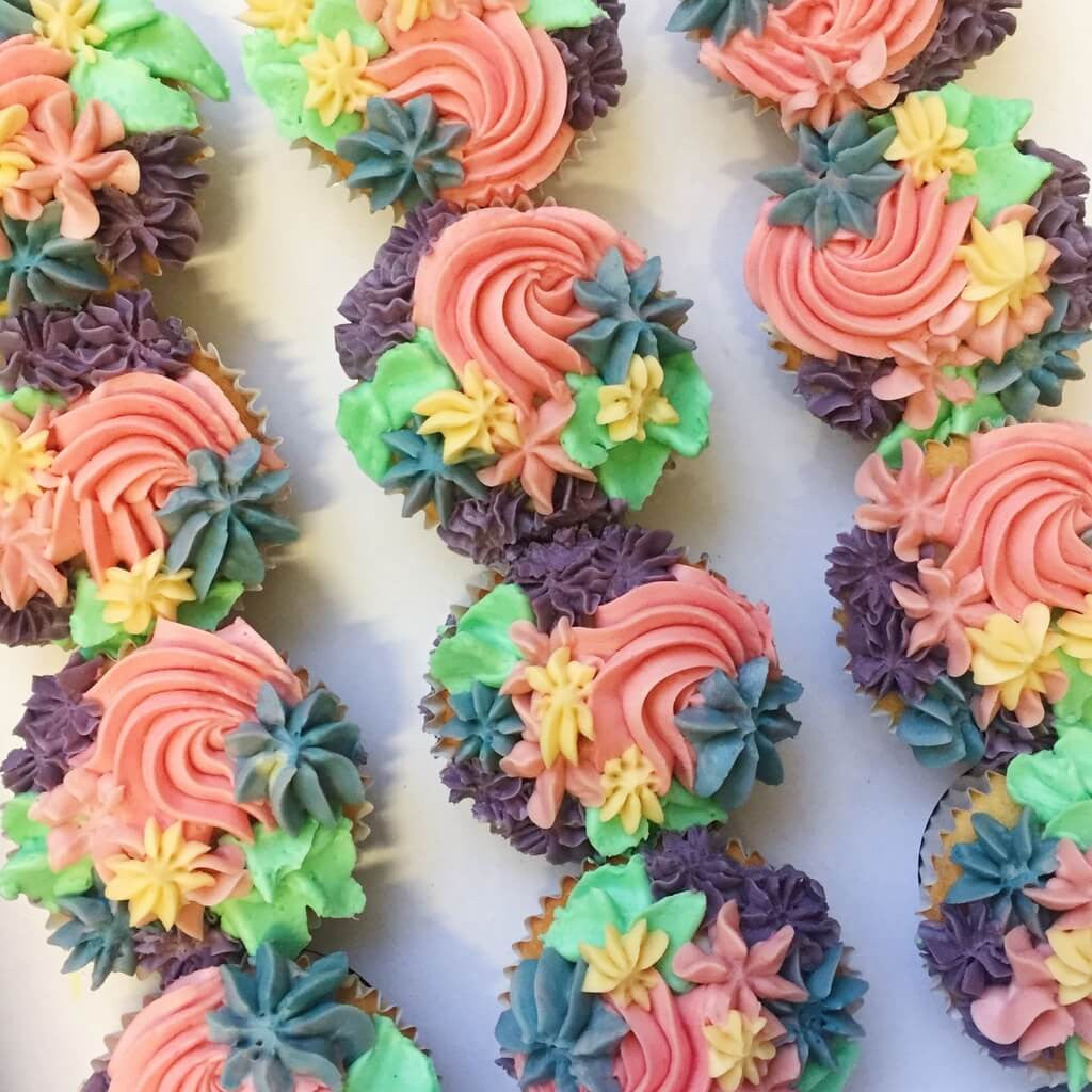 Floral Cupcakes