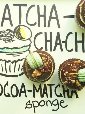 Matcha-cha-cha Cupcakes