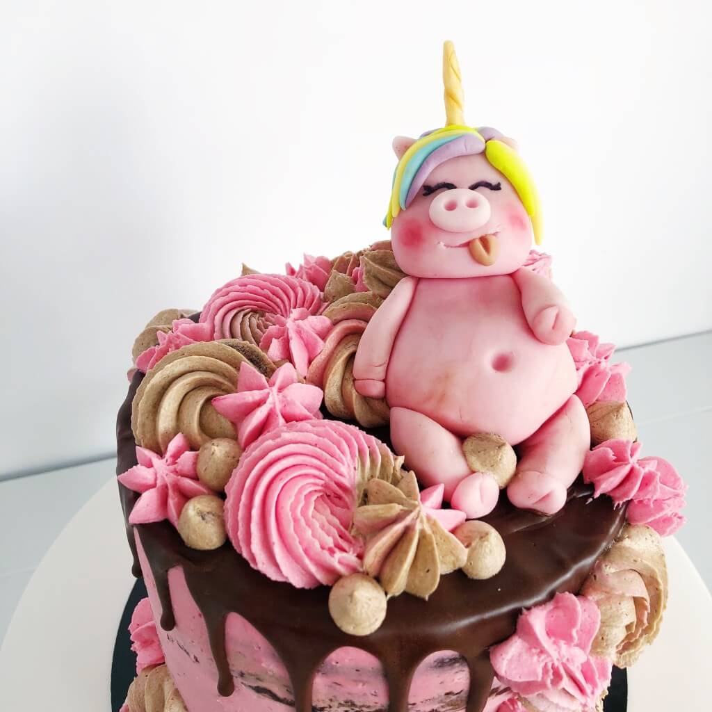 Pig in a Unicorn Cake (1)