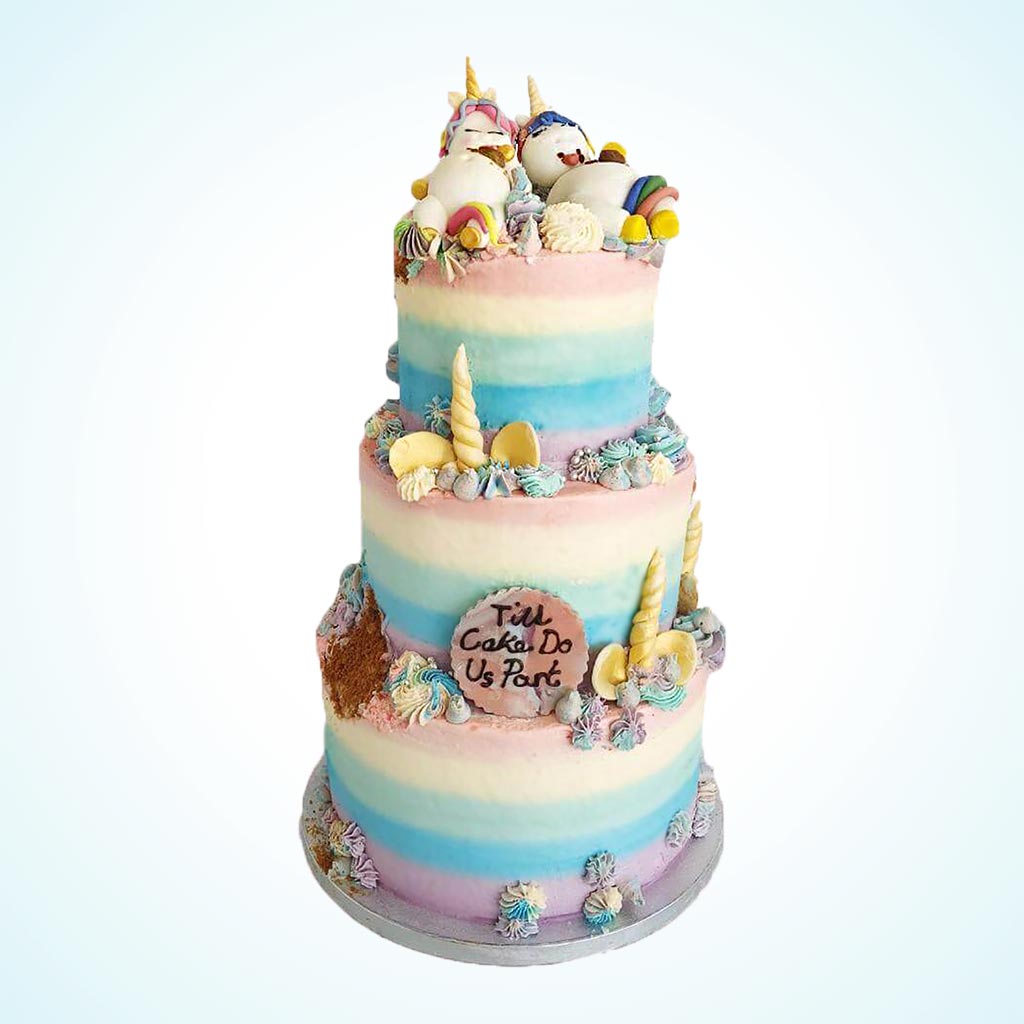 Sabrina - Unicorn Cake • Unicorn Cakes • Creme Maison Bakery Singapore