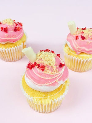 Strawberry Milkshake Cupcakes